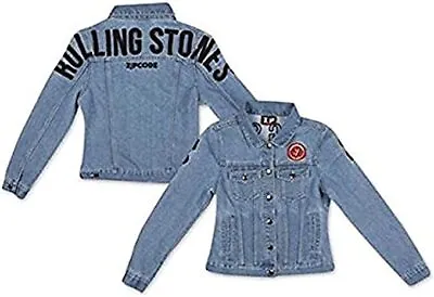 Buy The Rolling Stones - Zip Code Tour Arch - Official Womens Denim Jacket • 19.99£