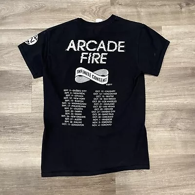 Buy Arcade Fire Infinite Content 2017 Tour Band Shirt - Size: Small • 33.03£
