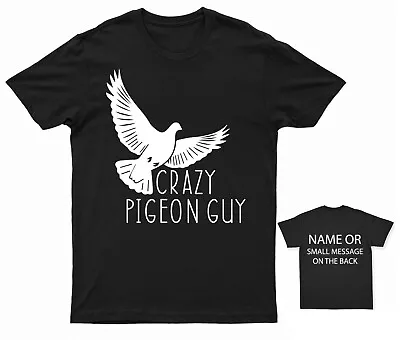 Buy Crazy Pigeon Guy T-Shirt Funny Bird-Inspired Tee Bird Watching Racing • 15.95£
