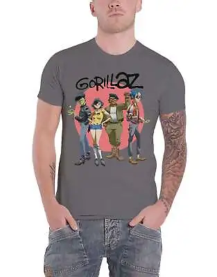 Buy Gorillaz Group Circle Rise T Shirt • 15.93£