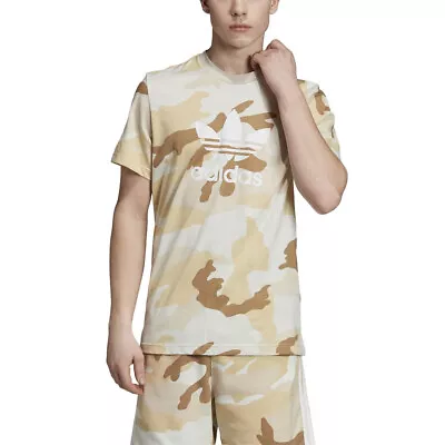 Buy Adidas Camouflage Trefoil T-Shirt ED6953 - M • 27£