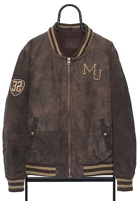 Buy Vintage Mustang Brown Suede Bomber Jacket - Medium • 123£