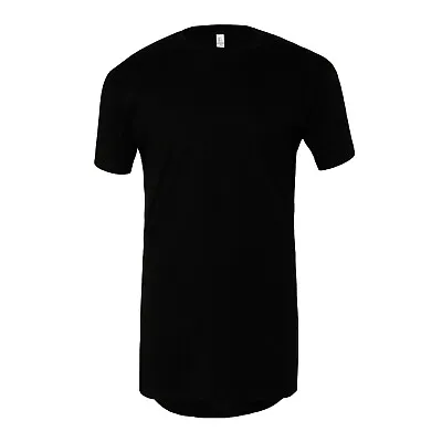 Buy Mens Long Body T-Shirt Short Sleeve Extra Big Tall Longline Oversized Baggy Fit • 7.85£