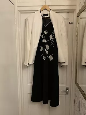 Buy Jacques Vert, Size 22,Dress Suit,fully Lined,Black And Cream Worn Once,Beautiful • 35£