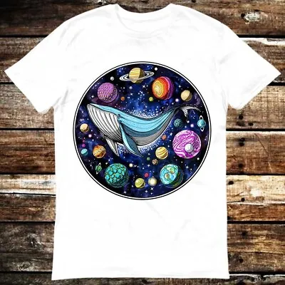 Buy Ayahuasca Psychedelic Whale Wild Sea Planet Shark Universe Space T Shirt 6099 • 6.35£