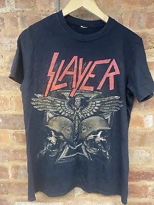 Buy 2016 Slayer Repentless World Tour Merch Double Sided Graphic T Shirt S Small • 19.95£