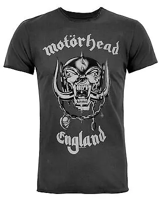 Buy Amplified Motorhead - England - Men's Charcoal T-Shirt SMALL • 19.95£