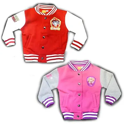 Buy Official Boys Girls Paw Patrol Baseball Jacket Coat Marshall Skye • 10.95£