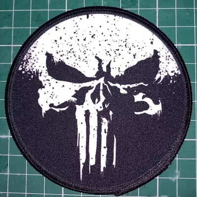 Buy The Punisher Skull Unspired Film 10cm Patch Heavy Metal Goth • 7.30£