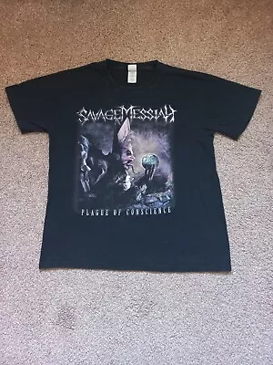 Buy Savage Messiah T-Shirt - Size L - Heavy Thrash Metal - Heathen Onslaught  • 9.99£