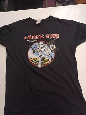Buy Iron Maiden Trooper Star Wars Crossover T Shirt • 1.99£