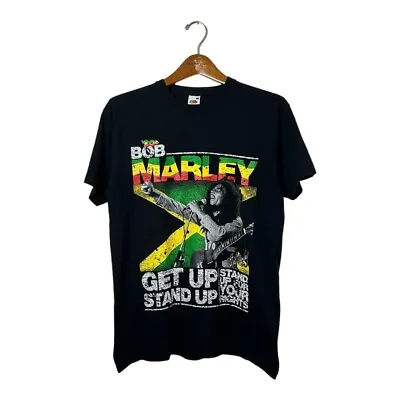 Buy Vintage Fruit Of The Loom Bob Marley T-shirt • 10£