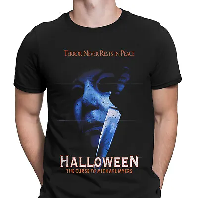 Buy Halloween VI T-Shirt The Curse Of Michael Myers Movie Poster Mens T Shirts #HD#2 • 9.99£