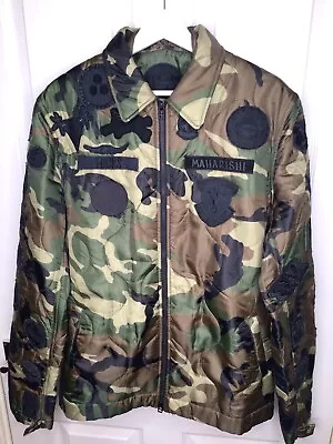 Buy Patch-embellished Camouflage-print Bomber Jacket • 199£