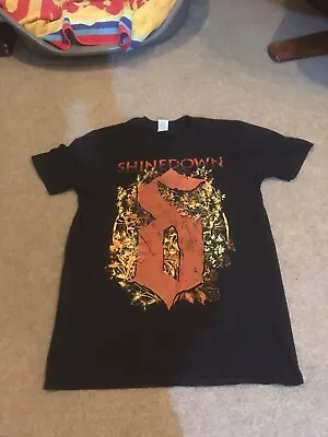 Buy Shinedown Attention Attention World Tour T Shirt Rock Heavy Metal Medium • 15£