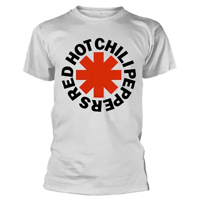 Buy Red Hot Chili Peppers Red Asterisk White T-Shirt NEW OFFICIAL • 16.29£