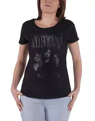 Buy Nirvana Faded Faces Skinny Fit T Shirt • 14.93£