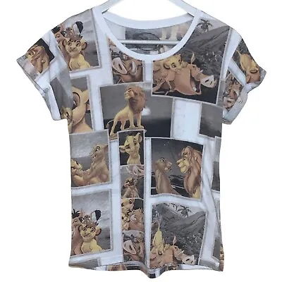 Buy Disney The Lion King Simba Small Womens Tee Shirt • 7.68£