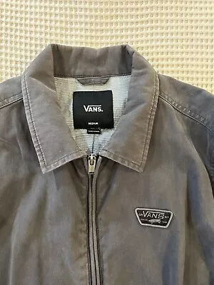 Buy Mens Vans Bomber Jacket. Grey. Medium Size (Fits Large) Purchased In USA  • 0.99£