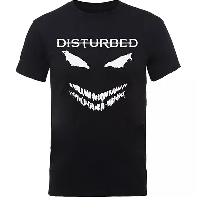 Buy Disturbed Scary Face Official Tee T-Shirt Mens • 15.99£