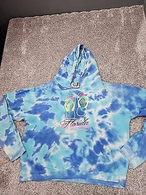Buy Esy Surf Co Florida Sunshine State Style Tie Dye Hoodie Womens Size 2XL • 15.21£