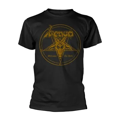 Buy Venom Welcome To Hell (gold) T-shirt, Front & Back Print • 19.03£