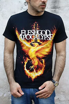 Buy FLESHGOD APOCALYPSE Death Metal MUSIC Italy  BLACK COTTON T SHIRT TOP S • 19£