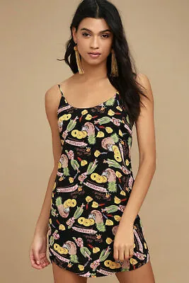 Buy Lucy Love Pineapple Express Slip Dress Hawaiian Luau Hula Girl Small New Vintage • 43.22£