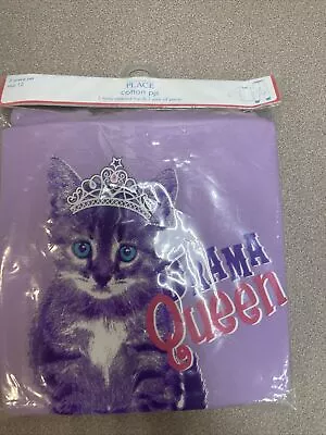 Buy Girls The Childrens Place Drama Queen Kitten Pajamas Size 12 NWT • 6.31£