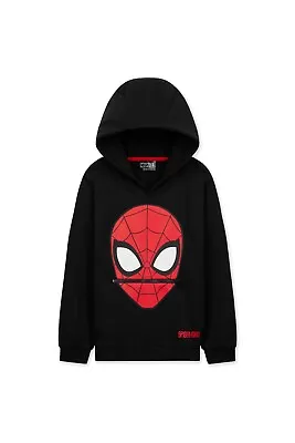 Buy Marvel Kids Boys Spiderman Over The Head Hoodie Longsleeved Sweatshirt • 18.49£