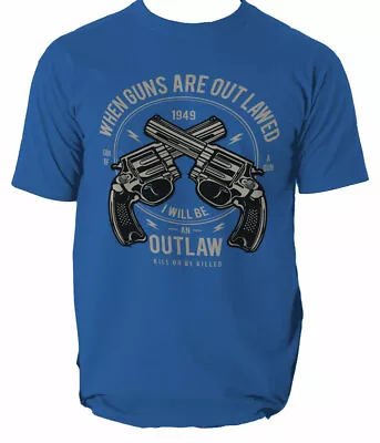 Buy Outlaw T Shirt Western Gun Cowboy S-3XL  • 14.99£