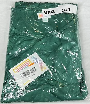 Buy Women's LuLaRoe Irma Top T Shirt Loose High Low Tunic Mid Sleeves Size 2XL 7 • 4.01£