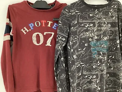 Buy Two Pairs Harry Potter Pyjamas From M&S Age 9-10 Years • 6.99£