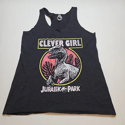 Buy Jurassic Park Clever Girl Tank Top Womens S Dinosaur W47 • 5.68£