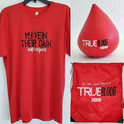 Buy SDCC True Blood Swag Bag Bundle San Diego Comic Con Save The Vamps Blood Drive • 58.80£