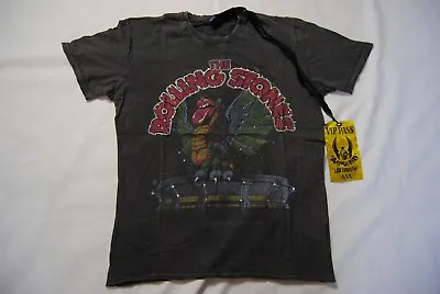Buy Rolling Stones Dragon Tongue Swarovski Amplified Vip Pass T Shirt New Official  • 79.99£