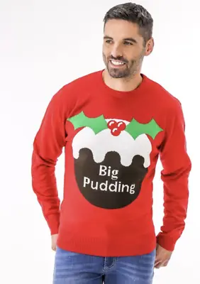 Buy Mens Christmas Jumper Pudding • 15£