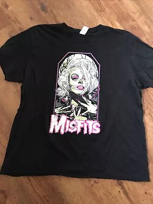 Buy Official Misfits Gig T Shirt Black XXL • 9£