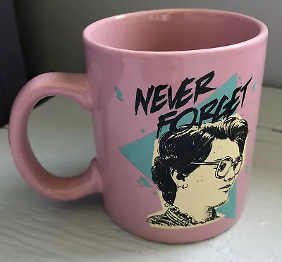 Buy Stranger Things Netflix Official Barb Merch Never Forget Pink Mug Tea Coffee Cup • 7.58£