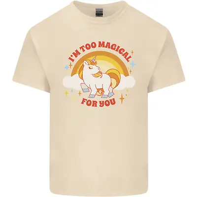 Buy Unicorn Im Too Magical For You Mens Cotton T-Shirt Tee Top • 11.75£