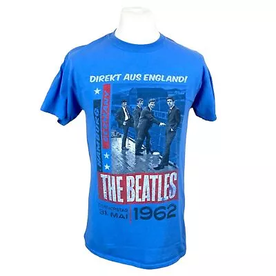 Buy The Beatles T Shirt Medium Blue Band T Shirt Band T Shirt Liverpool Lennon Ringo • 30£