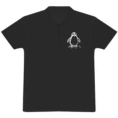 Buy 'Penguin Waddling On The Ice' Adult Polo Shirt / T-Shirt (PL046104) • 12.99£
