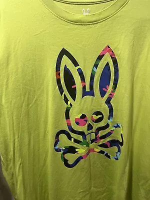 Buy Psycho Bunny Mens Medium Lime T Shirt Great Condition • 11.99£