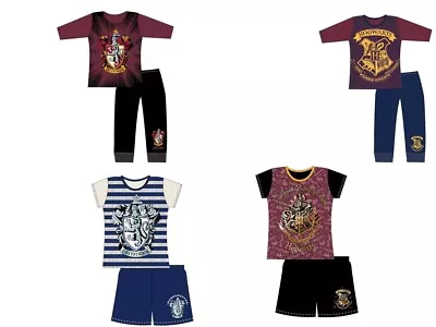Buy Girls Kids Harry Potter Pyjamas PJs Nightwear Hogwarts Gryffindor 5-12 Years • 9.99£