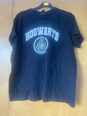 Buy Ladies Black Hogwarts T Shirt Black Large • 5£