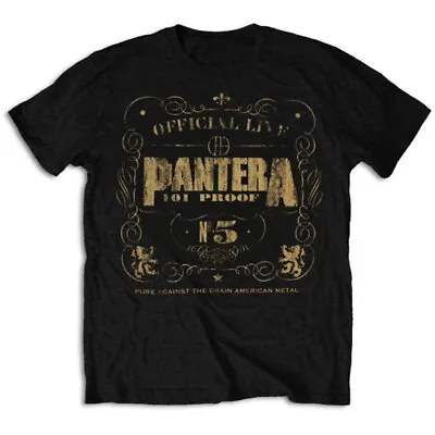 Buy Pantera 101 Proof T-Shirt ?OFFICIAL • 14.89£