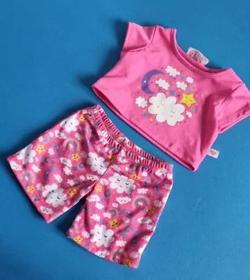 Buy Build A Bear S2 💜 SMART Pink SLEEPER PJ'S SET CLOTHES OUTFIT VGC  • 12.34£