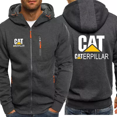 Buy Caterpillar Power Print Hoodie Sporty Sweatshirt Cosplay Jacket Spring Coat New  • 29.99£