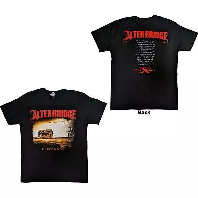 Buy Alter Bridge Unisex T-Shirt: Fortress 2014 Tour Dates (Back Print) OFFICIAL NEW  • 18.29£