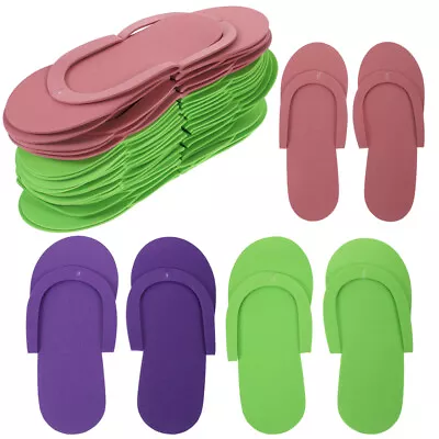Buy 20 Pairs Disposable EVA Beauty Salon Slippers - Random Color-SO • 13.59£